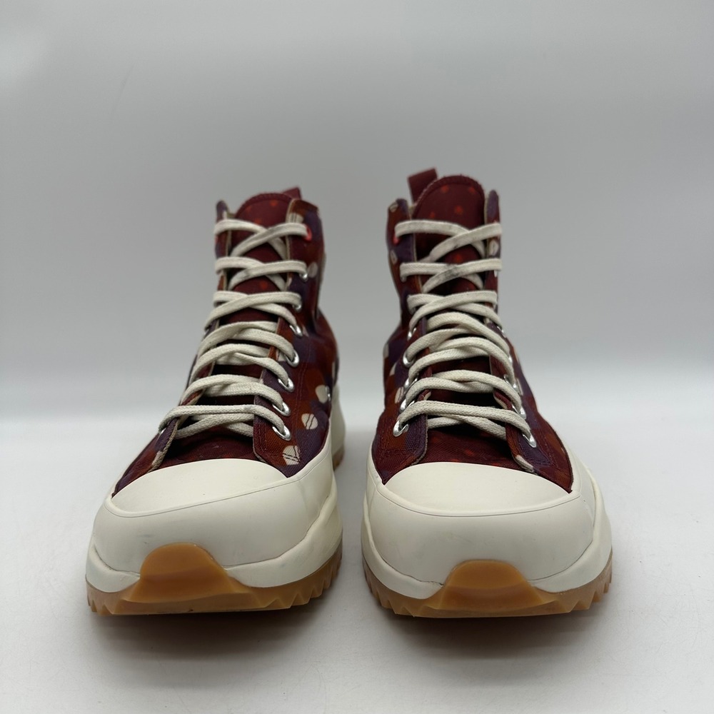Converse A04302C Mens 10.5 Womens 12‎ Run Star Hike Beetroot Platform Sneakers - Picture 10 of 10